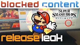Final DLC Release LEAKED + Sabi AND Vergeben SPEAK Newcomer - Smash Ultimate LEAK SPEAK