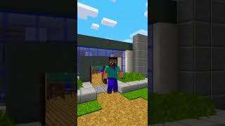 Minecraft But With Each Subscription The Noob’s House Gets Better #minecraft #shorts