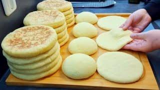 Evde Yapılabilecek En Kolay Ekmek Balon Bazlama Tarifi  Bazlama Lavaş Nasıl Yapılır