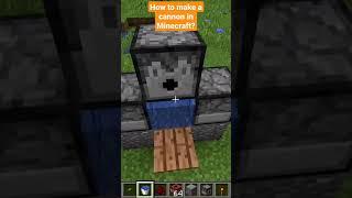 How to make a Cannon in Minecraft?