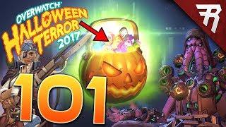 RIGGED? 100 Overwatch Loot Box Opening - EVERY Halloween Terror Skin