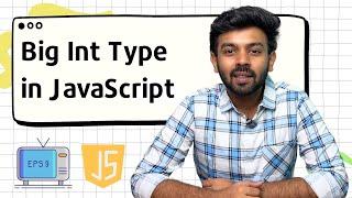 Big Int Data Type in Java Script  JS for Beginners - 9  code io - Tamil