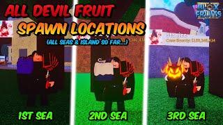 All Devil Fruit Spawn Location in Blox Fruit All Seas & Island So Far...