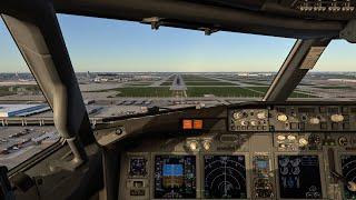 Landing in Chicago  OHare International Airport  KORD  Zibo Mod  X-Plane 12