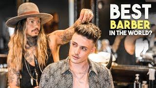 BEST BARBER IN THE WORLD 2018  Amazing Hairstyle and Experience  BluMaan 2018