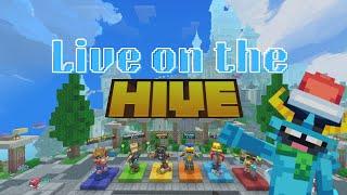 The hive live but PARKOUR WORLDS IS COMING OUT O Open parties + customs later D Road to 600