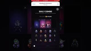 Pixel Tap Daily Combo Cards 25 July 2024 100% Complete