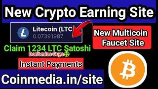 New Crypto Earning Site  New Multicoin Faucet Site  Claim 1230 LTC satoshi Every Minute  Instant