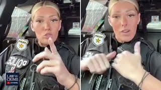 Police Officers TikTok Tells Drivers to Get the F*** Out of the Way