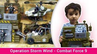 Operation Storm Wind  Combat Force 9  #Army #Vehicles #Soldiers #Military  Soldier Set 