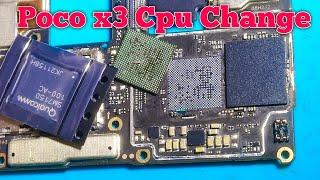 Poco x3 Cpu Change  SM7150 ic replace  Poco x3 dead recovery @GsmYusufPathan