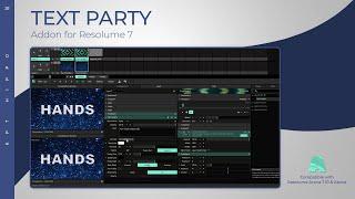 TEXT PARTY for Resolume Arena
