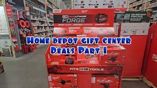 Home Depot Gift Center Deals Part 1