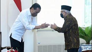 Presiden Jokowi Menerima Wapres Maruf Amin Istana Merdeka 9 Mei 2022