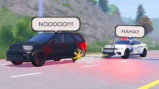 Police Use Grappler Tool To Stop Fleeing Vehicle.. Roblox