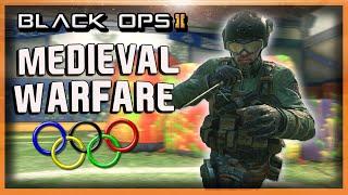 Black Ops 2 COD Olympics - Medieval Warfare Funny Custom Game