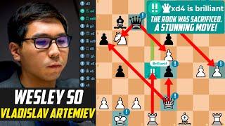 2 Brilliant Moves couldnt Stop Wesley So Wesley vs. Vladislav Artemiev - CCT Knockout 2021