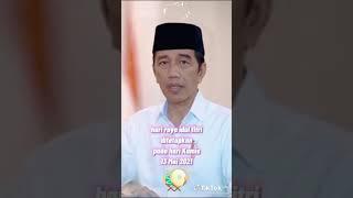 Jokowi Takbiran