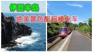 伊豆半島，既有美麗的風景，也有超越一般特急的普通電車，喜歡旅行喜歡電車的人值得來一次