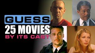 25 Films Movie Quiz Guess the Movie by Its Cast  Top Movies Quiz Show