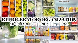 ORGANIZE WITH ME  REFRIGERATOR ORGANIZATION FREEZER  CLEAN WITH ME DECLUTTER  EXTREME MOTIVATION