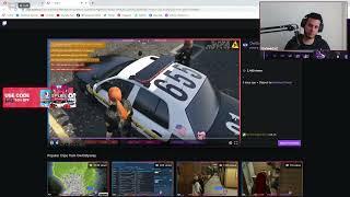 Ramee Reacts To A Cop Powergaming  NoPixel GTA RP