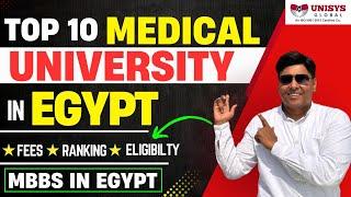 Top 10 Medical University in Egypt  MBBS in Egypt  MBBS in Egypt for Indian Student