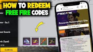 Free Fire Redeem Code Today  Free Fire New Redeem Code Today  FF Redeem Code Today  Redeem Code
