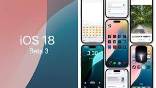 iOS 18 Beta 3 Every New Feature