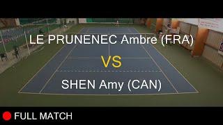LE PRUNENEC Ambre FRA VS SHEN Amy CAN - Open Super 12 Auray 2023