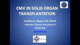 CMV in Solid Organ Transplant Recipients - Cynthia Mayer DO