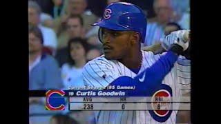 Montreal Expos @ Chicago Cubs - Aug. 2 1999 - Mark Grace hit No. 2000- Curtis Goodwin Steve  Rain