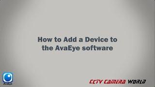 How to Add a Device to AvaEye