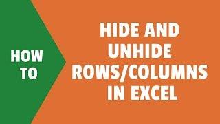 How to Unhide Columns and Rows in Excel