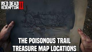 Red Dead Redemption 2 - The Poisonous Trail Treasure Map Guide SUPER EASY $2000