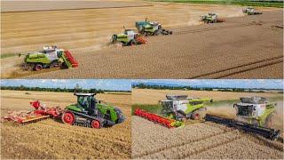 Žatva 2023 - 6x CLAAS Lexion 2x 8700TT 6700 780TT 2x 770TT FENDT Vario 1167MT