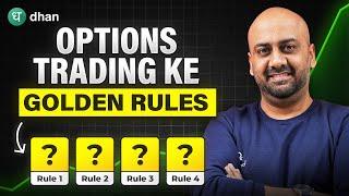 Golden Rules of Options Trading You Should Know  Technical Analysis  Dhan