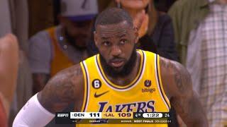 INSANE ENDING Los Angeles Lakers vs Denver Nuggets Final Minutes  2022-23 NBA Playoffs