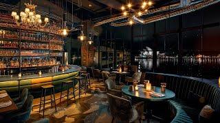 Smooth Night Jazz in Cozy Bar Ambience  Mellow Saxophone Jazz Music for Relaxation and Good Mood