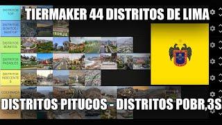 TIERMAKER DISTRITOS DE LIMA