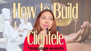 How to Build Clientele as a Mobile Massage Therapist + my spa party experience ‍️