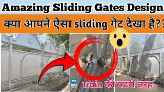 New Sliding Gates design  sliding gate design for house  Best Sliding Gates design