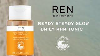 REN Clean Skincare  Ready Steady Glow Daily AHA Tonic