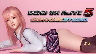 Honoka gets schooled  4k Dead or Alive Gravure Studio mods
