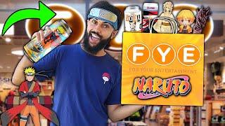 BUYING RARE ANIME FOOD PRODUCTS AND MORE AT FYE NARUTO G FUEL & FUNKO POPS IN STORE HUNT