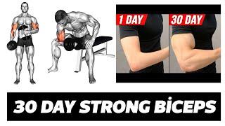 30 DAY STRONG BİCEPS WORKOUT  Güçlü Bicepsler İçin 6 Egzersiz 