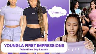 YOUNGLA Valentines Day Launch  Try on Haul & Review  Cute & Affordable Basics for the Gym