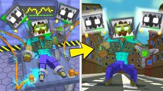 TV HEROBRINE Becomes ZOMBIE - Minecraft Animation