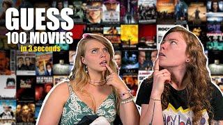 Can YOU Guess 100 MOVIES in 3 seconds? - Hailee And Kendra