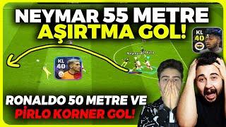 OHAAA NEYMAR 55 METRE AŞIRTMA GOLLL VE RONALDO 50 METRE GOL  HAYATIMDA YEDİĞİM EN İLGİNÇ GOL